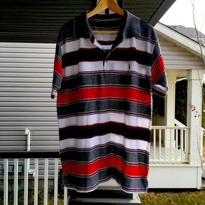 XL Ralph Lauren Striped Polo T-Shirt